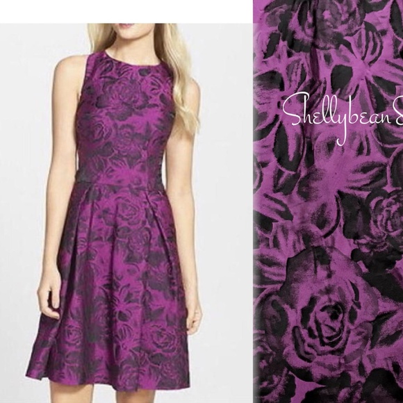 ❌❌SOLD❌❌ BETSEY JOHNSON Black Roses Dress 8 10 - Picture 3 of 8